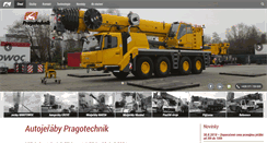 Desktop Screenshot of pragotechnik.cz